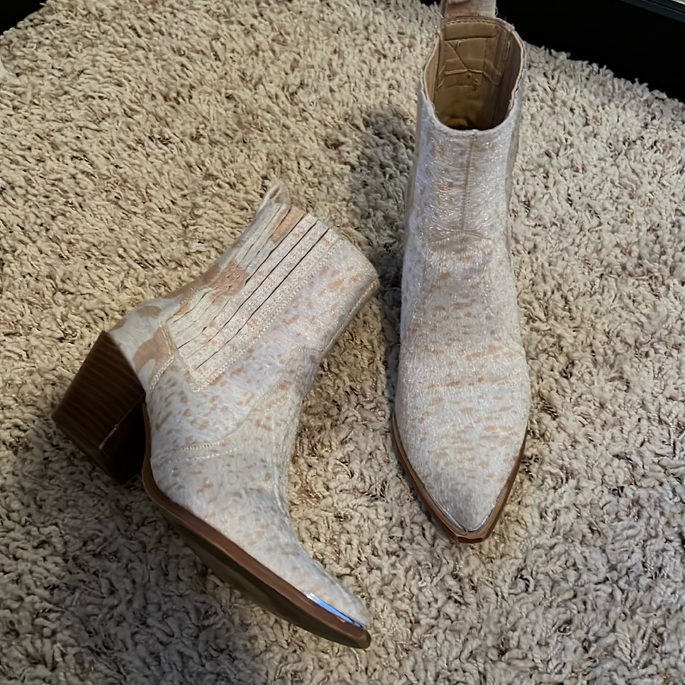 cowprint booties
